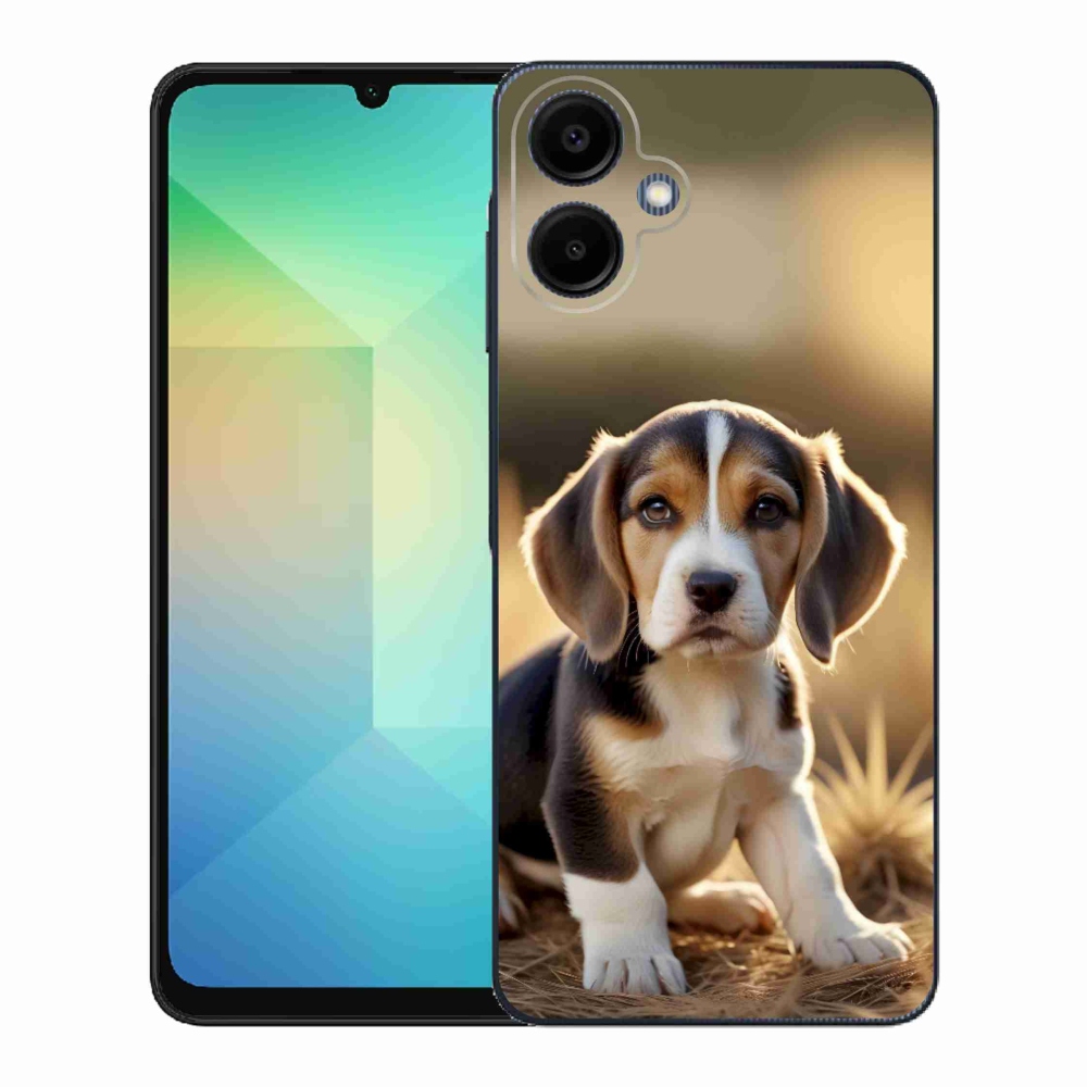 Gél borítás mmCase Samsung Galaxy A06-hoz - aranyos beagle