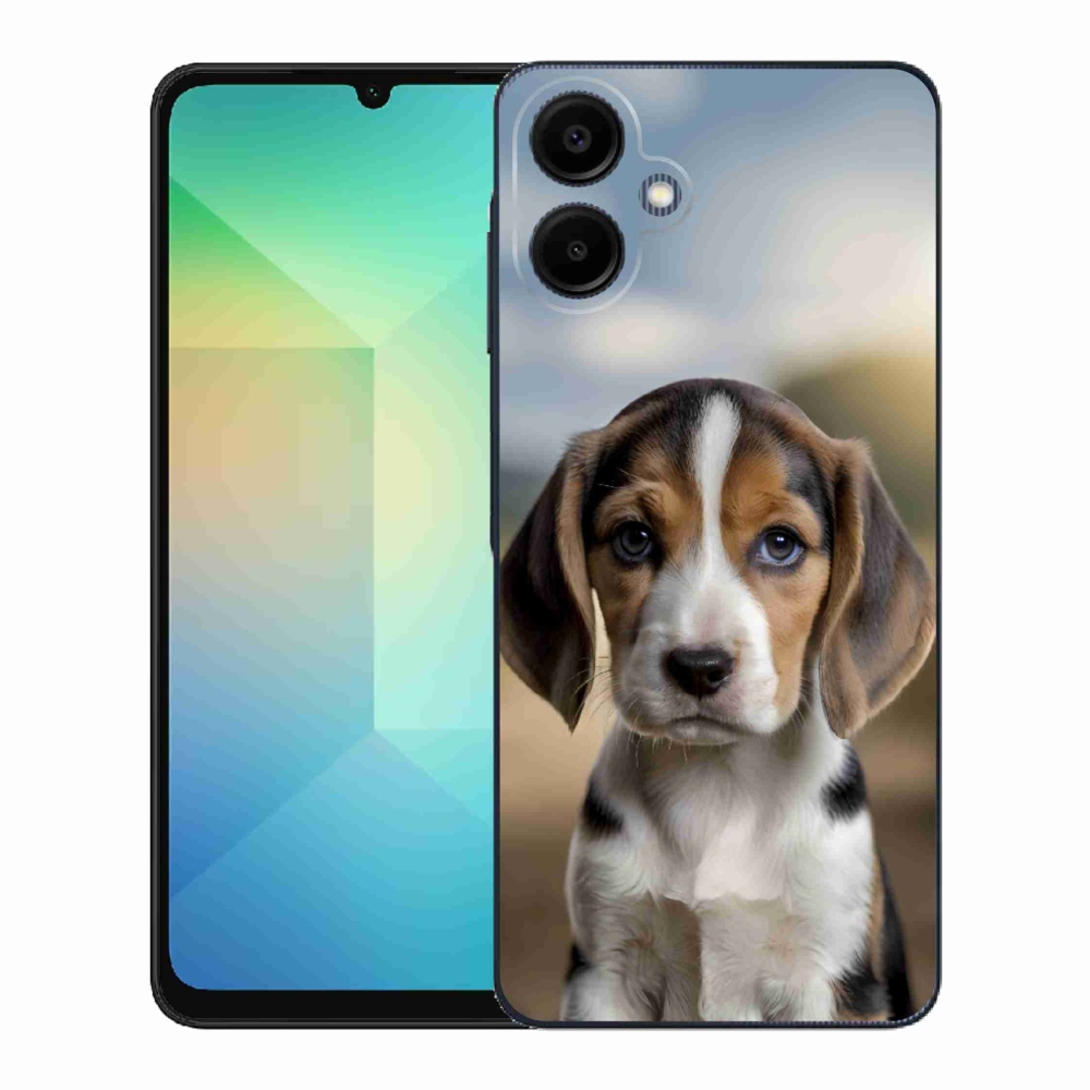 Gél borítás mmCase Samsung Galaxy A06-hoz - aranyos beagle