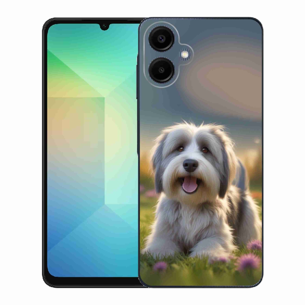 Gél borítás mmCase Samsung Galaxy A06-hoz - aranyos Havanna kutya