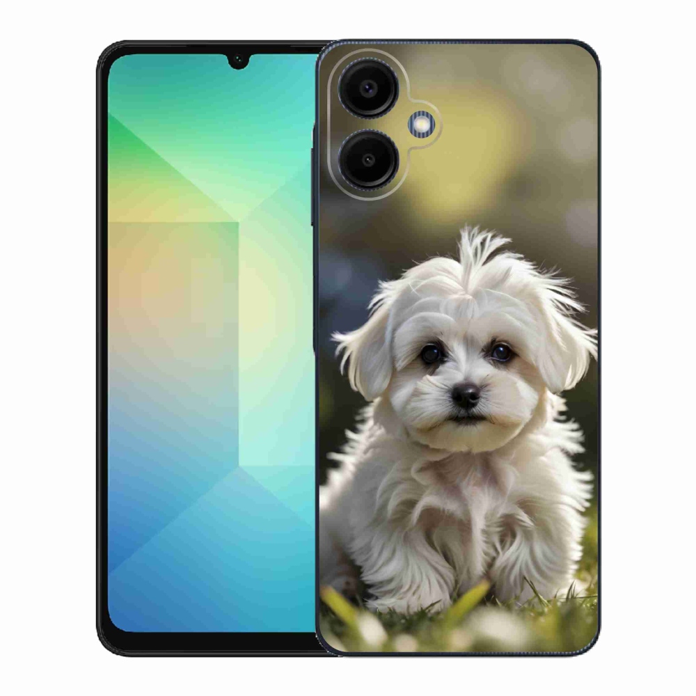 Gél borítás mmCase Samsung Galaxy A06-hoz - aranyos máltai kutya