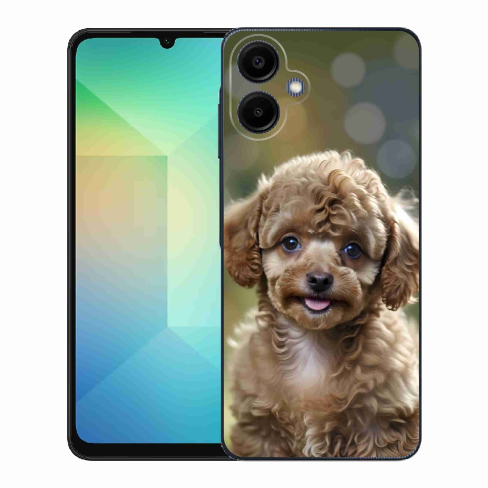Gél borítás mmCase Samsung Galaxy A06-hoz - aranyos uszkár