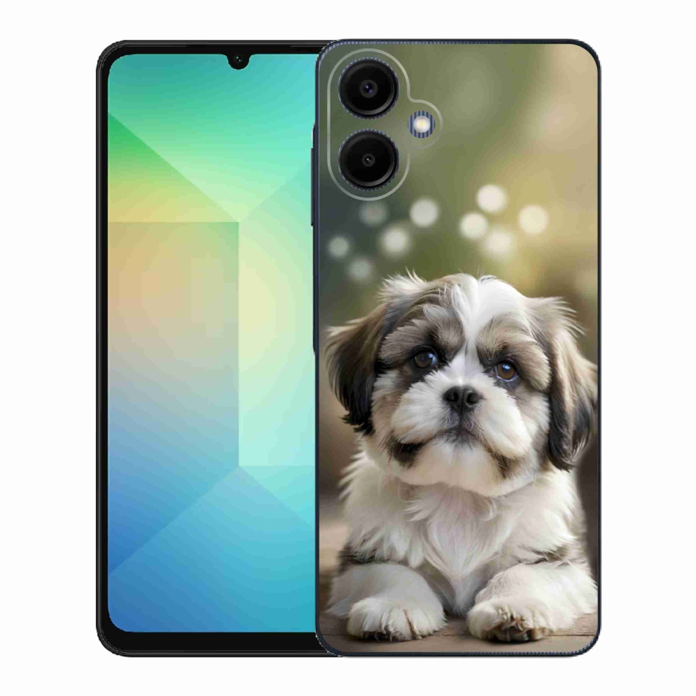 Gél borítás mmCase Samsung Galaxy A06-hoz - aranyos shih-tzu