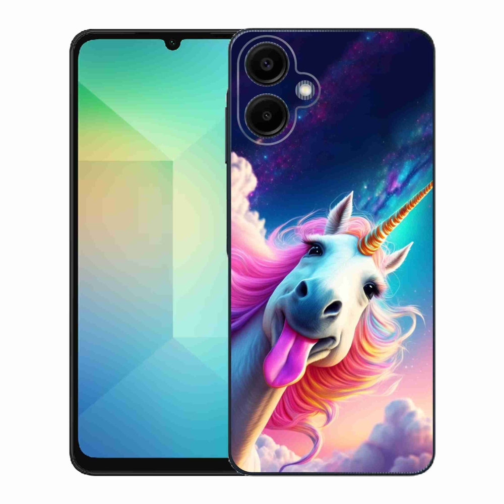Gél borítás mmCase Samsung Galaxy A06 - őrült egyszarvúhoz