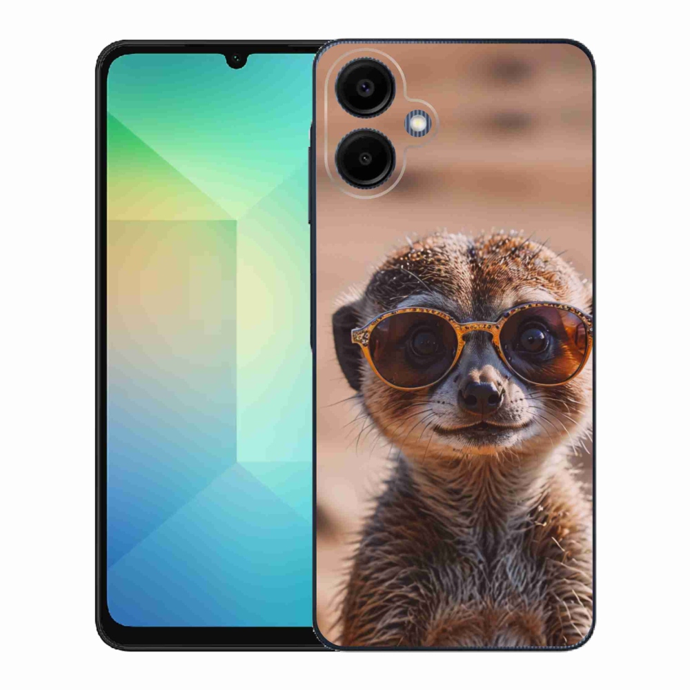 Gél borítás mmCase Samsung Galaxy A06-hoz - stílusos surikata