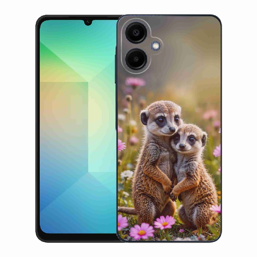 Gél borítás mmCase Samsung Galaxy A06 - szurikátás duóhoz