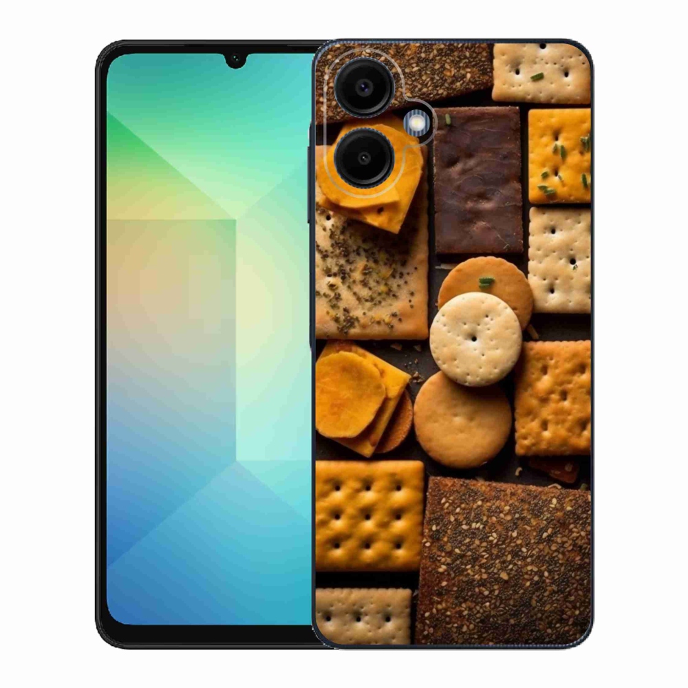 Zselés borítás mmCase Samsung Galaxy A06-hoz - kekszek