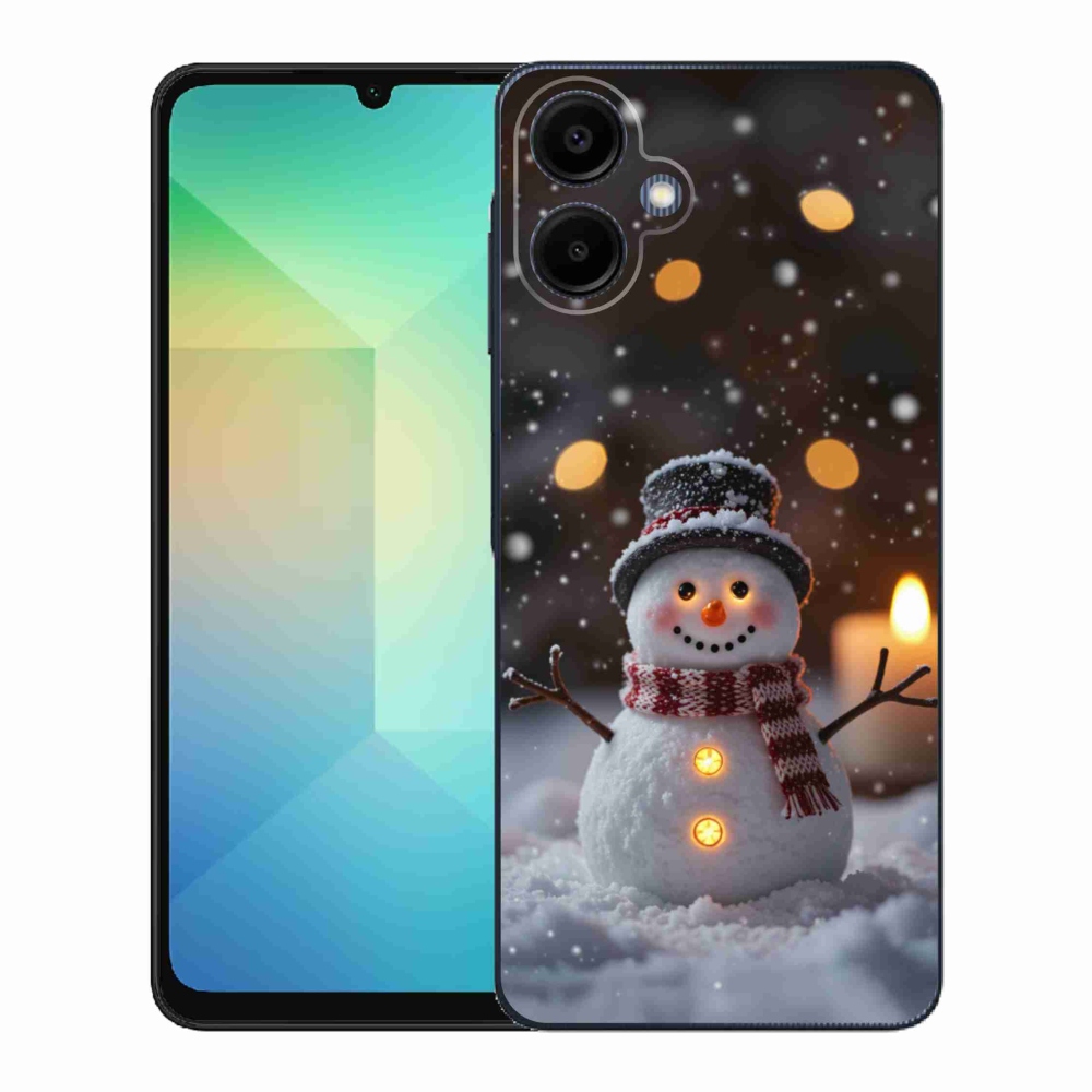 Gél borítás mmCase Samsung Galaxy A06 készülékhez - vidám hóember