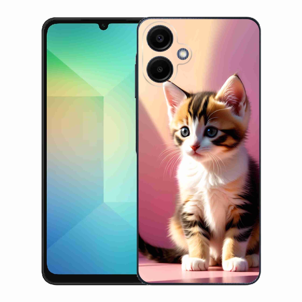 Gél borítás mmCase Samsung Galaxy A06-hoz - kíváncsi cica 2