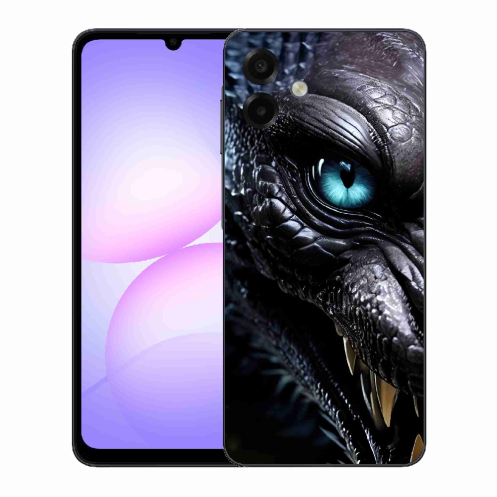 Zselés borítás mmCase Samsung Galaxy A07 készülékhez - sárkány nézet