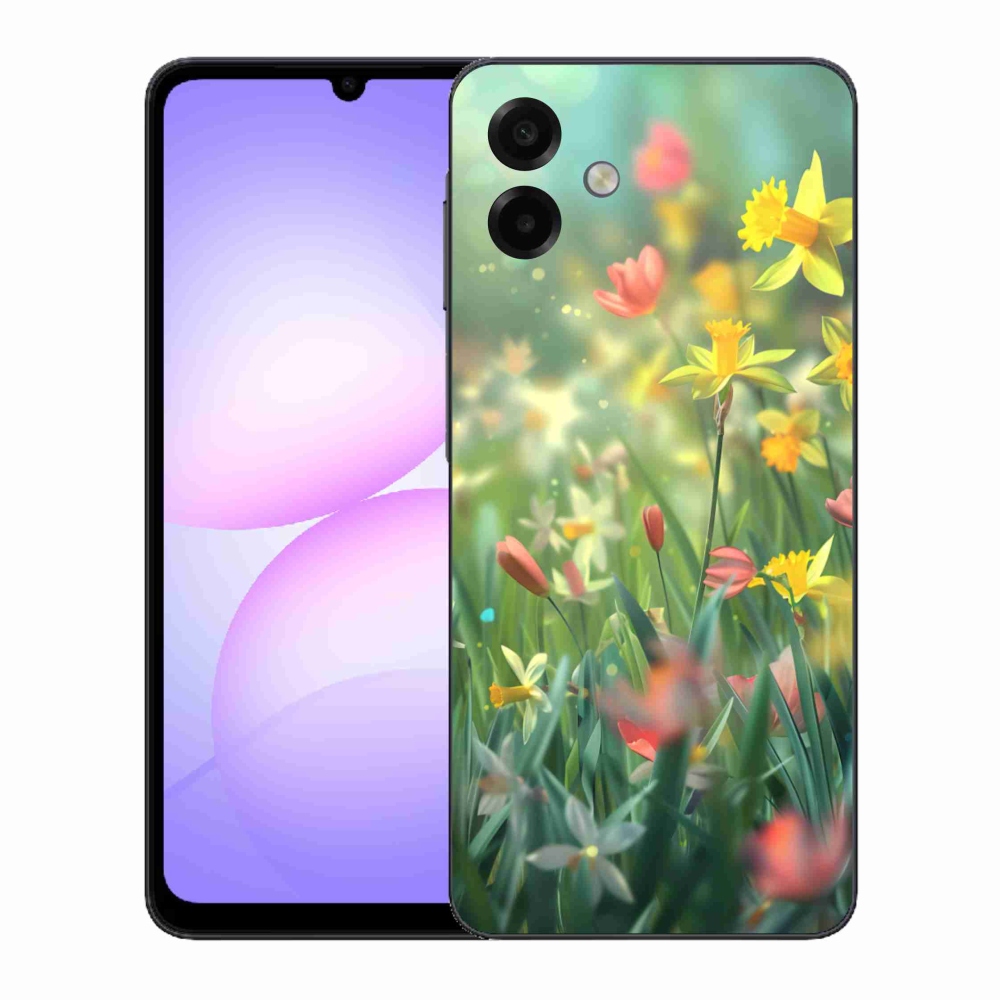 Gél borítás mmCase Samsung Galaxy A07 - tavaszi virágok