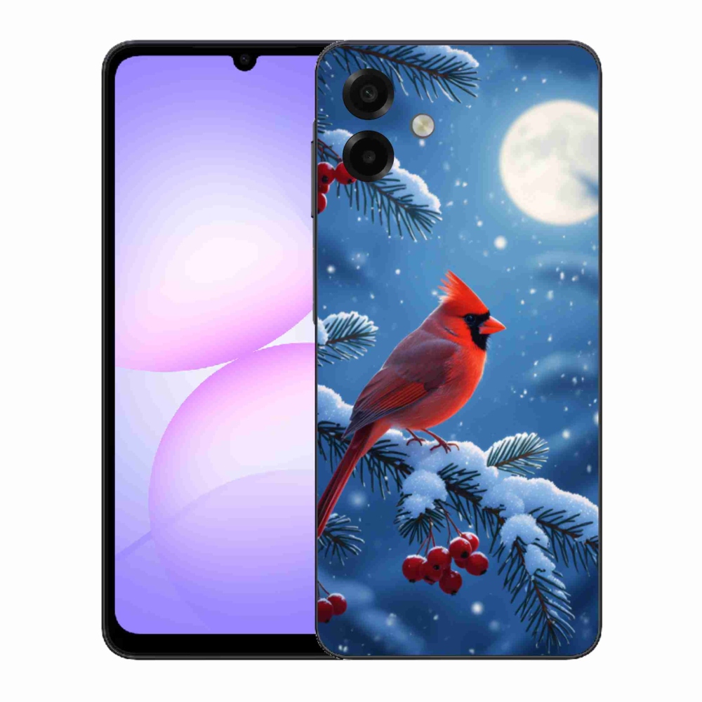 Zselés borítás mmCase Samsung Galaxy A07 készülékhez - kardinálpiros színű