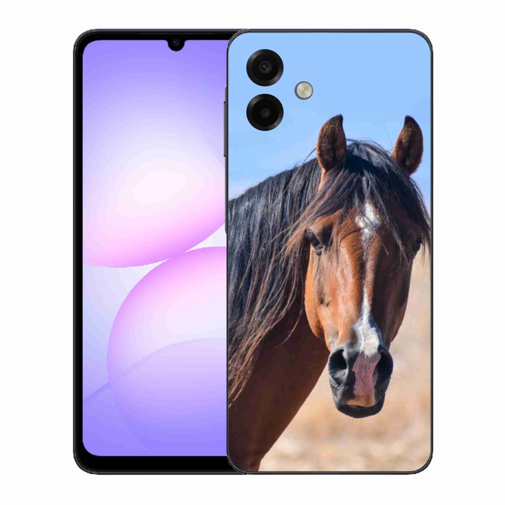 Gél borítás mmCase Samsung Galaxy A07 - nyugodt ló - Samsung Galaxy A07 - nyugodt ló