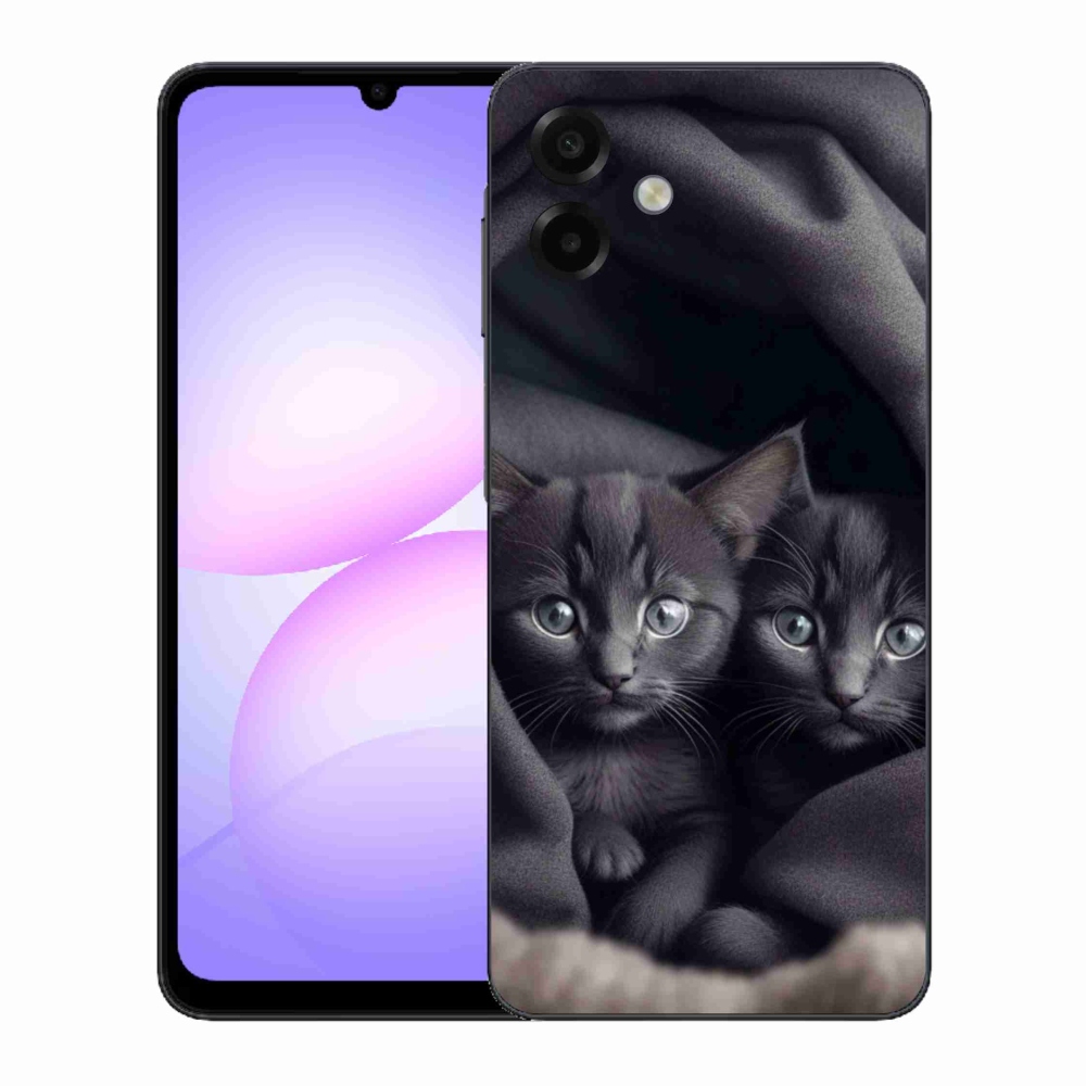 Zselés borítás mmCase Samsung Galaxy A07 - cat duo - macska duóhoz
