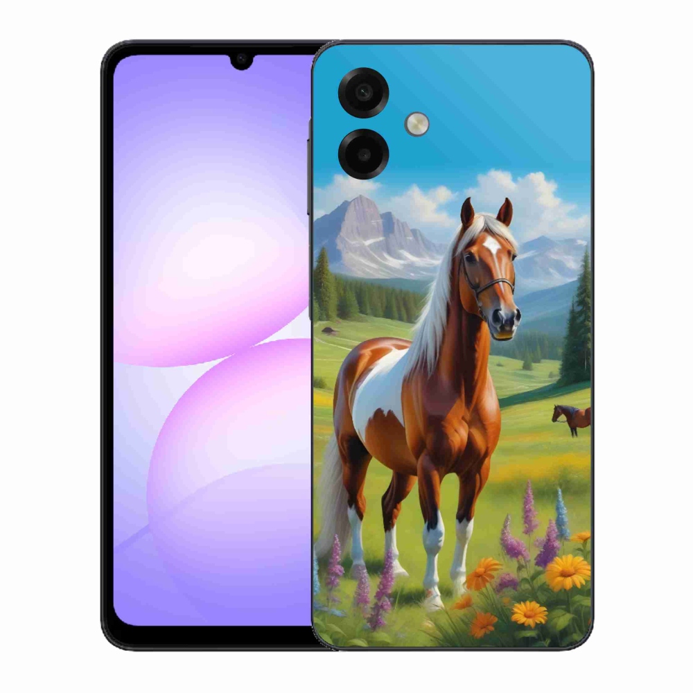 Zselés borítás mmCase Samsung Galaxy A07 - ló a réten