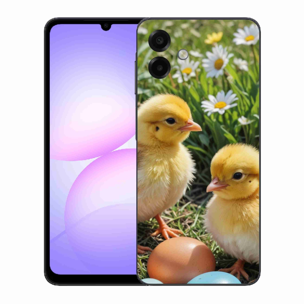 Zselés borítás mmCase Samsung Galaxy A07 - csirkékhez