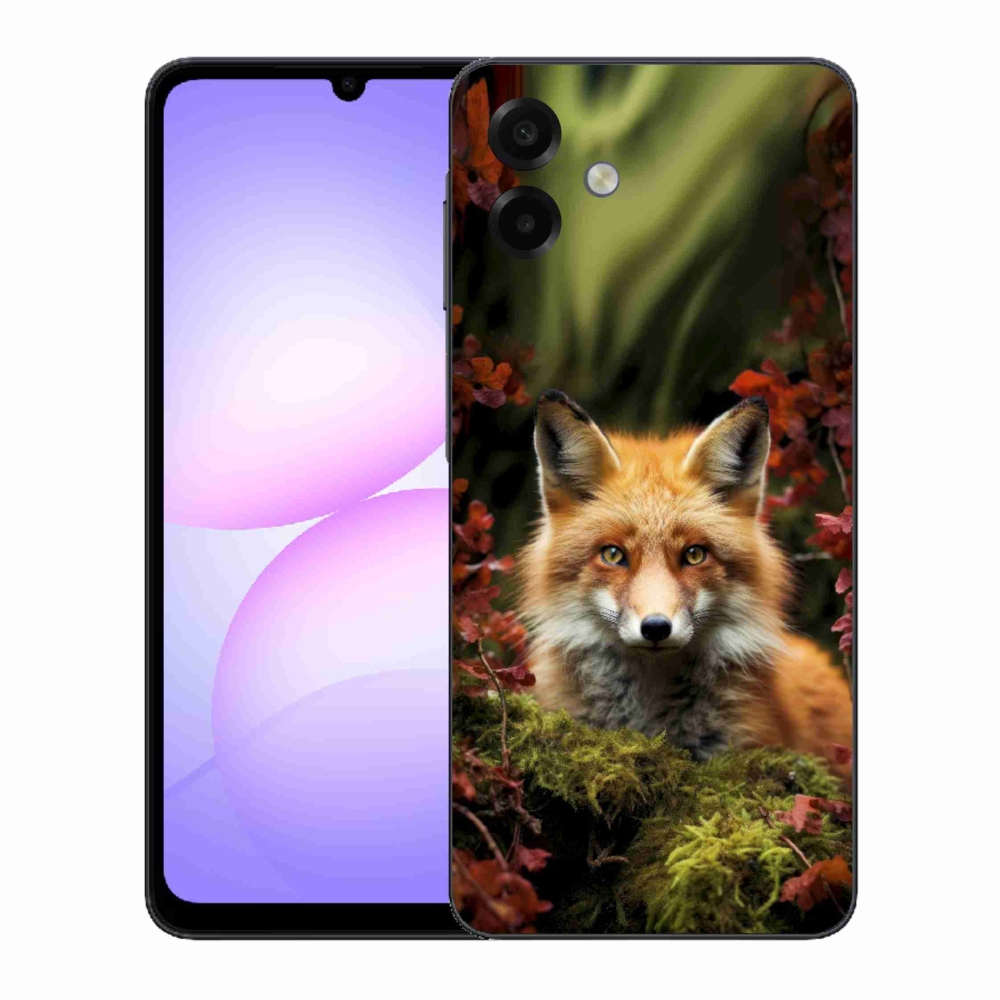 Gél borítás mmCase Samsung Galaxy A07 készülékhez - róka az erdőben