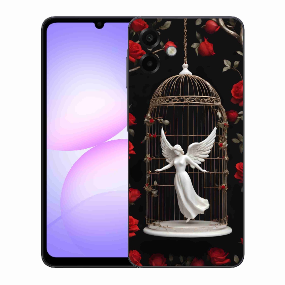 Gél borítás mmCase Samsung Galaxy A07 készülékhez - bebörtönzött angyal