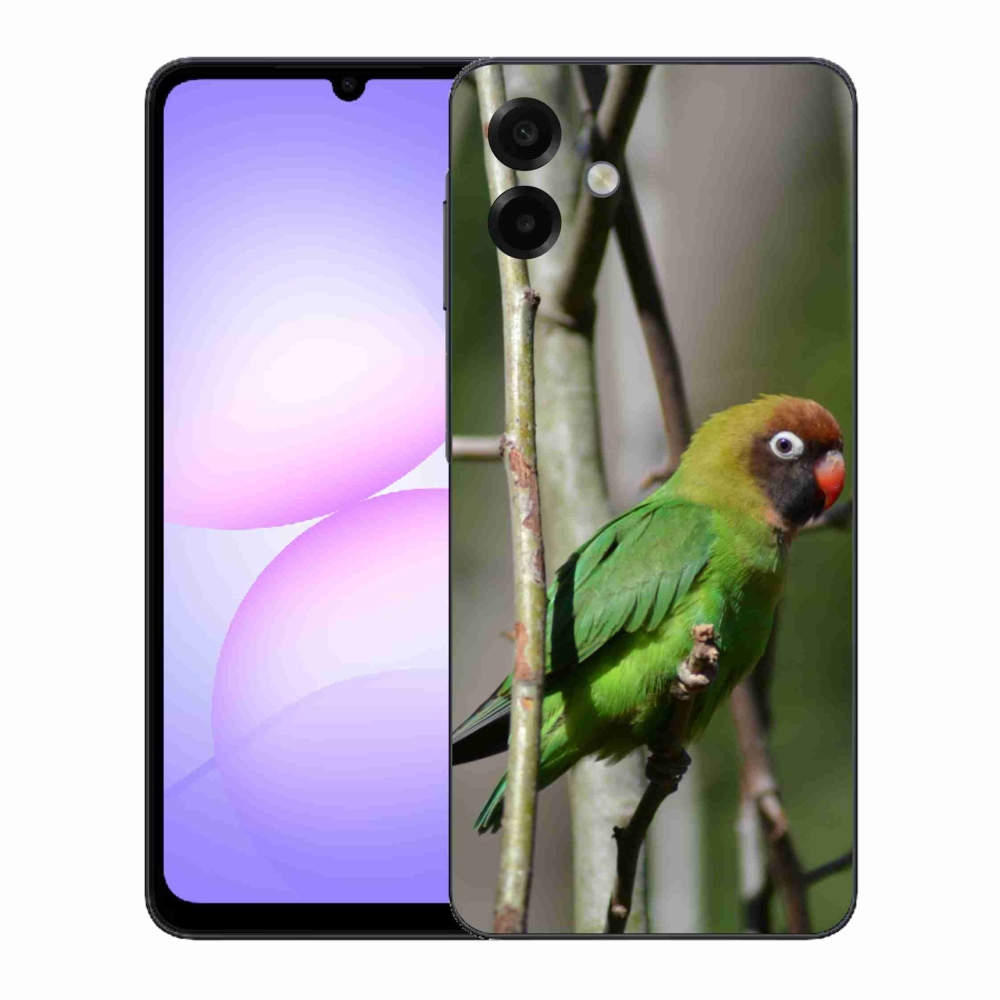 Gél borítás mmCase Samsung Galaxy A07 - papagáj agapornis