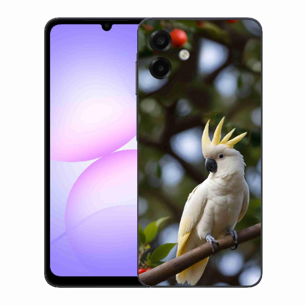 Gél borítás mmCase Samsung Galaxy A07 készülékhez - papagáj kakadu 3