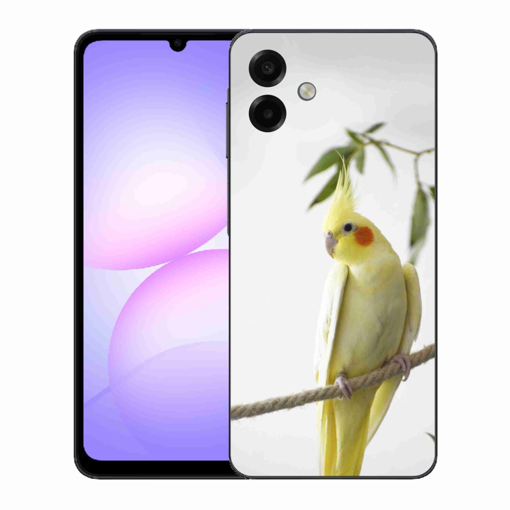 Gél borítás mmCase Samsung Galaxy A07 - papagáj korela chocholatá