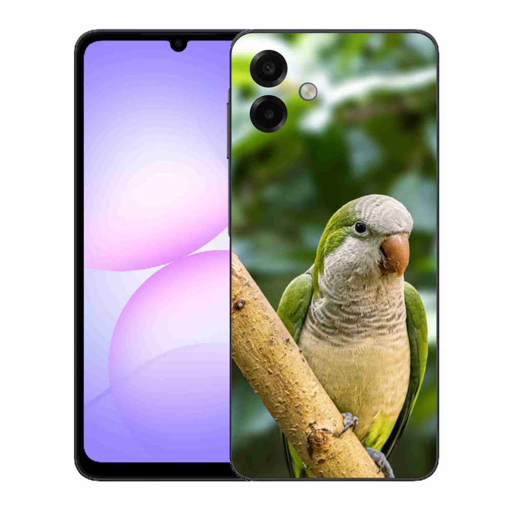 Zselés borítás mmCase Samsung Galaxy A07 készülékhez - papagáj