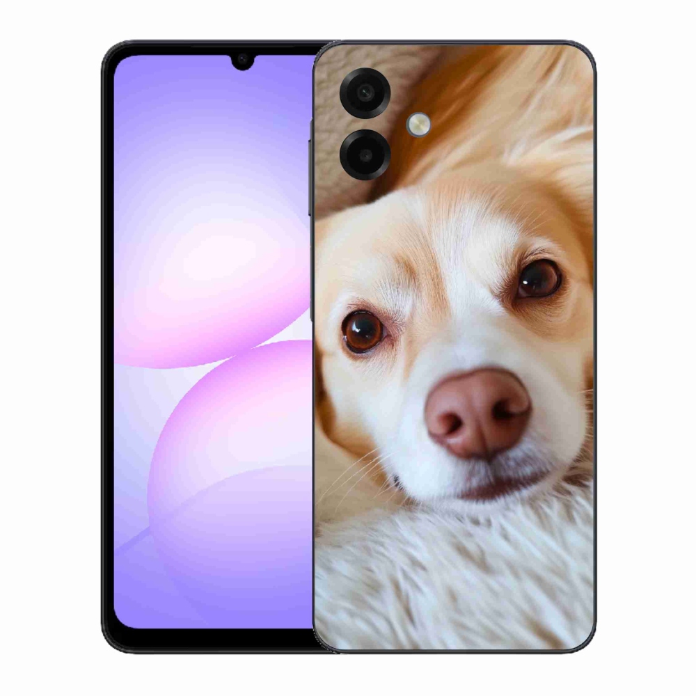 Gél borítás mmCase Samsung Galaxy A07 készülékhez - Aranyos csivava