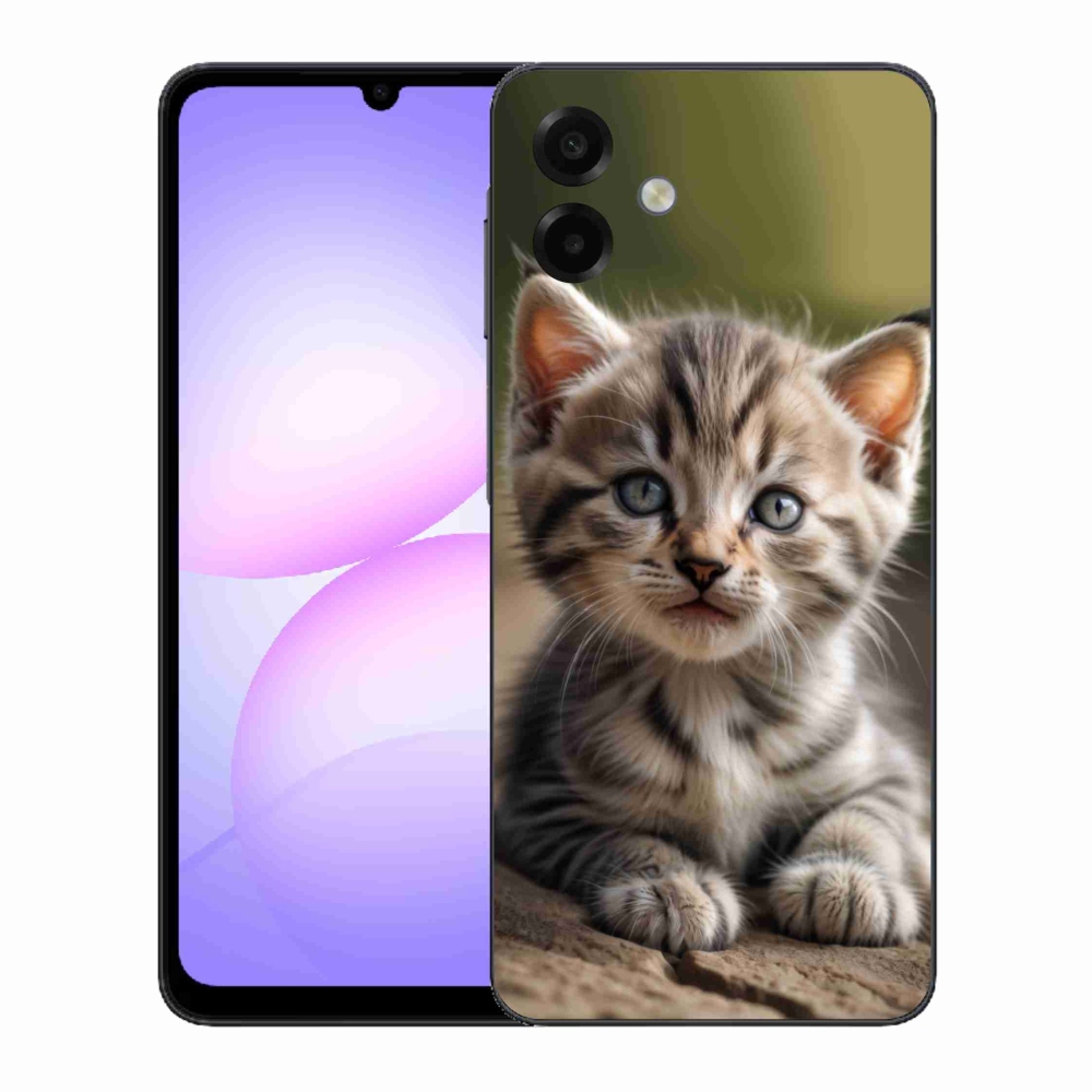 Gél borító mmCase Samsung Galaxy A07 - aranyos cica 9