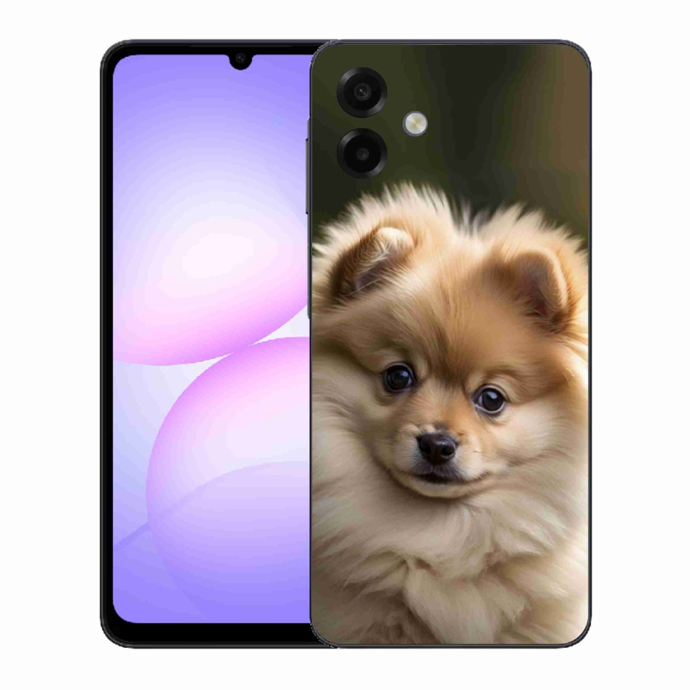 Gél borítás mmCase Samsung Galaxy A07 - aranyos pomerániai 2
