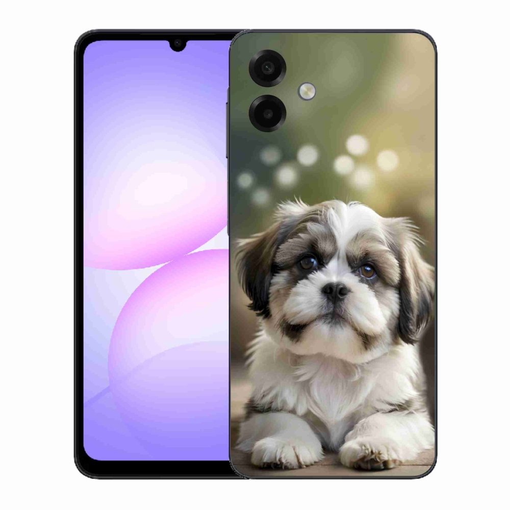 Gél borítás mmCase Samsung Galaxy A07 - aranyos shih-tzu