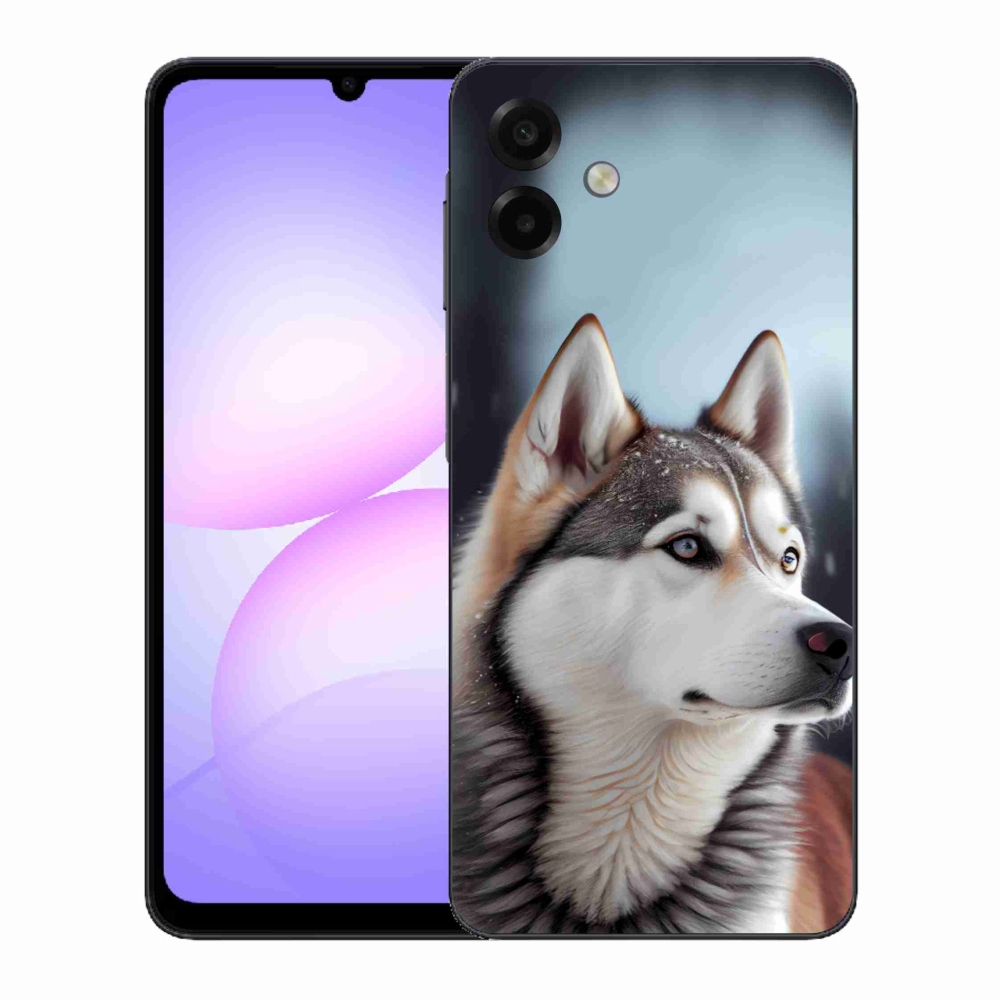Gél borítás mmCase Samsung Galaxy A07 készülékhez - Szibériai husky