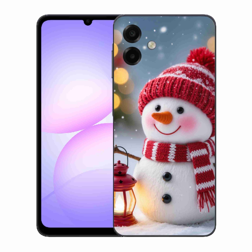 Gél borítás mmCase Samsung Galaxy A07 - hóember 2