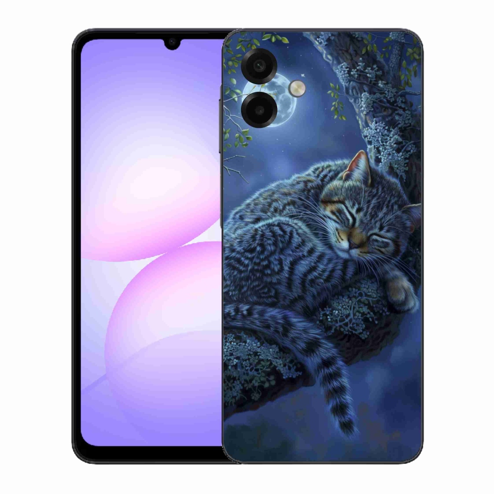 Gél borítás mmCase Samsung Galaxy A07 készülékhez - alvó macska