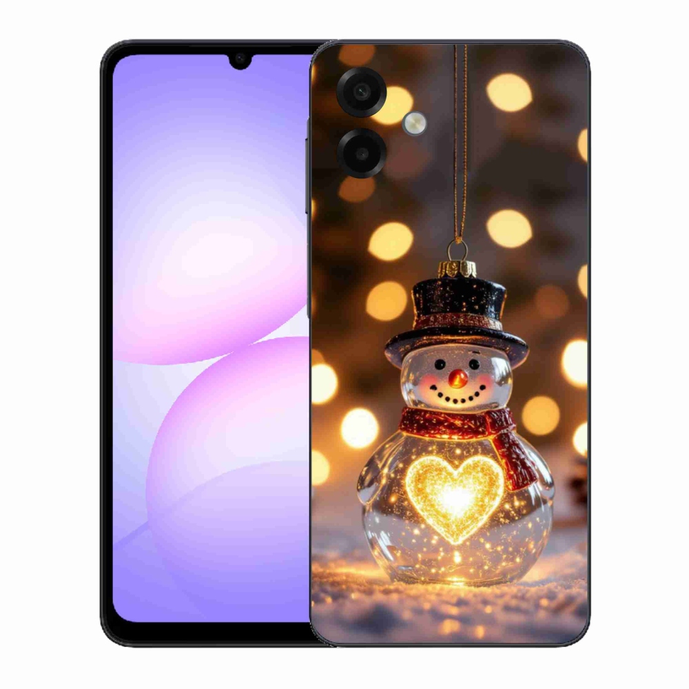 Gél borítás mmCase Samsung Galaxy A07 - Karácsonyi hóember