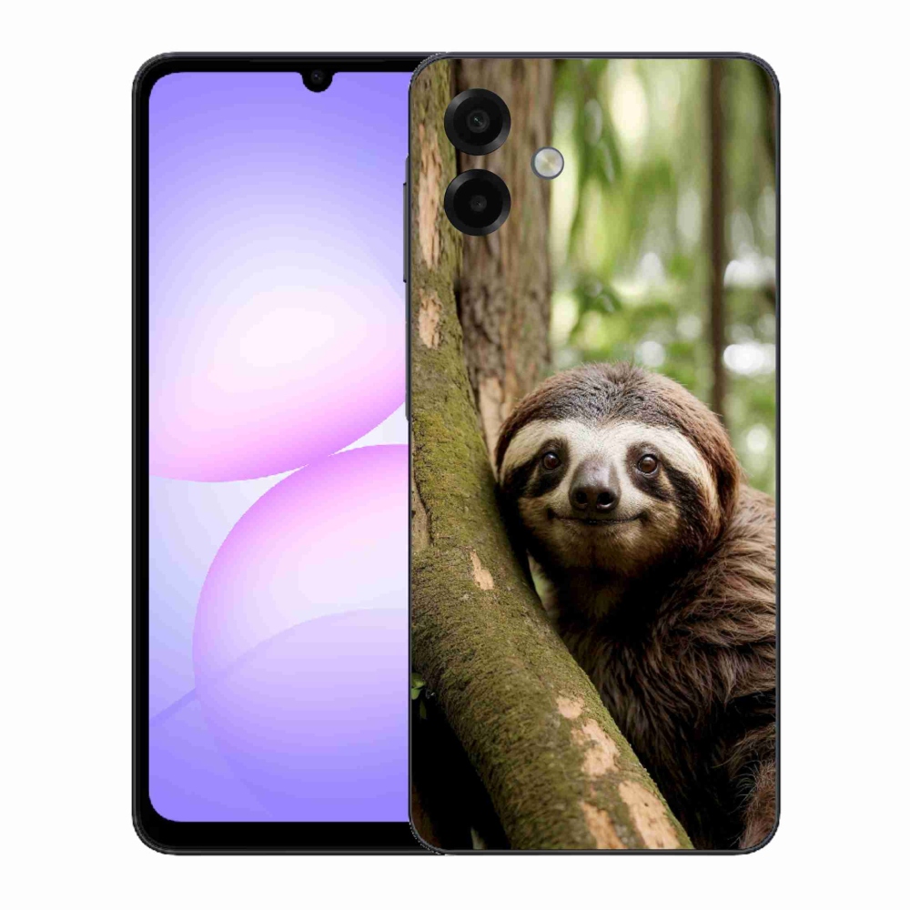 Gél borítás mmCase Samsung Galaxy A07 - mosolygó lajhárhoz