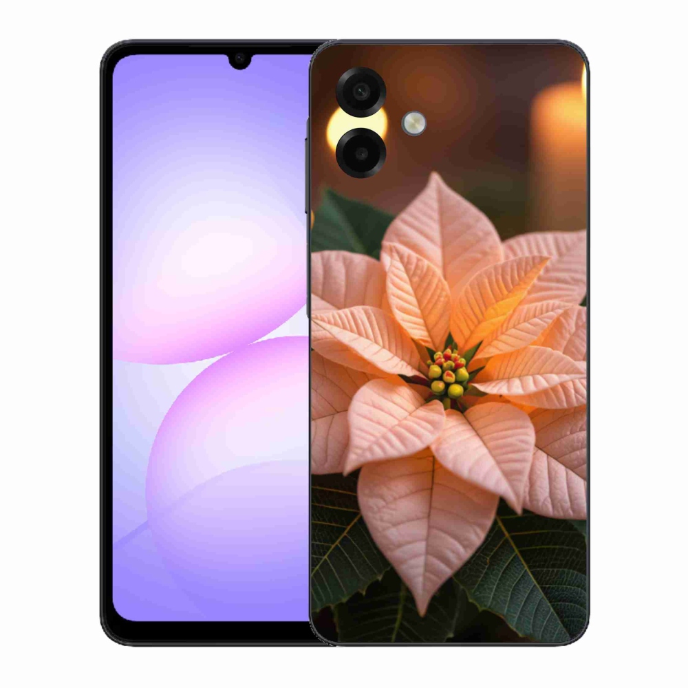 Gél borítás mmCase Samsung Galaxy A07 készülékhez - mikulásvirág