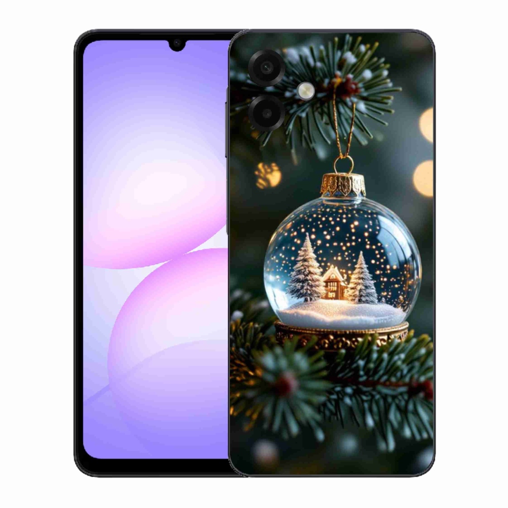 Gél borítás mmCase Samsung Galaxy A07 - Karácsonyi gömbök 2