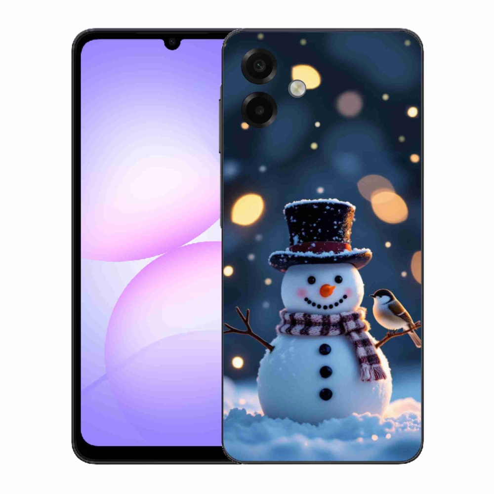 Gél borítás mmCase Samsung Galaxy A07 - Karácsonyi hóember