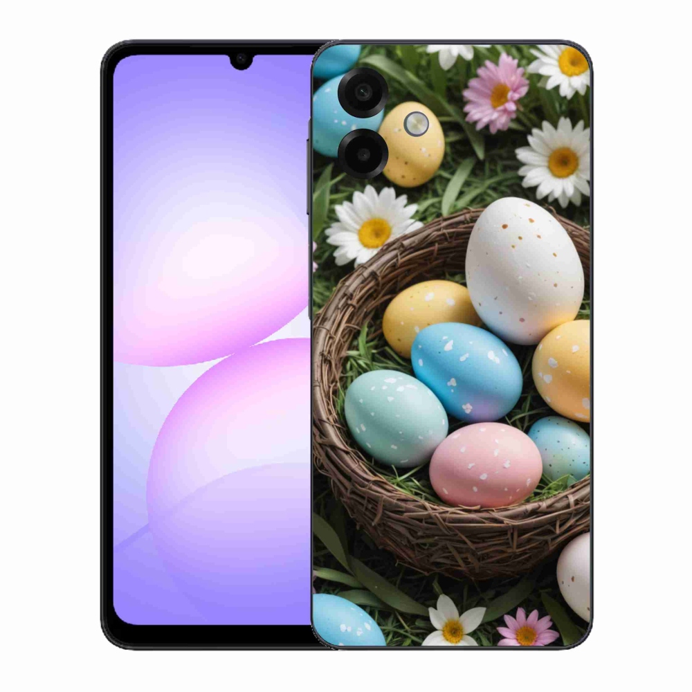 Gél borítás mmCase Samsung Galaxy A07 - Húsvéti tojások 2