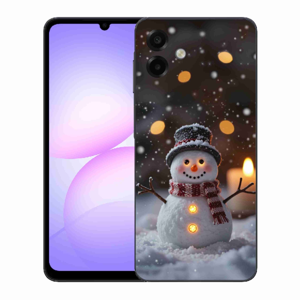 Gél borítás mmCase Samsung Galaxy A07 készülékhez - vidám hóember