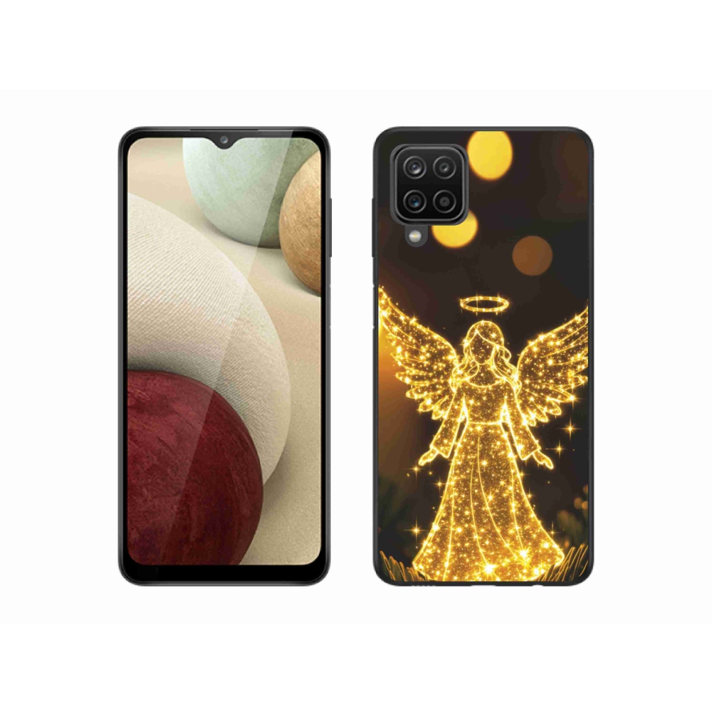 Gél borítás mmCase Samsung Galaxy A12 készülékhez - angyalka