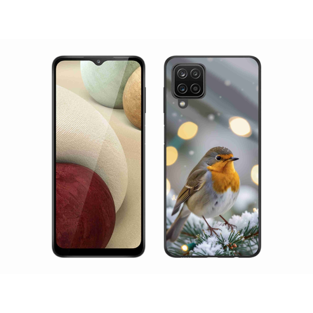 Gél borítás mmCase Samsung Galaxy A12 készülékhez - téli pír