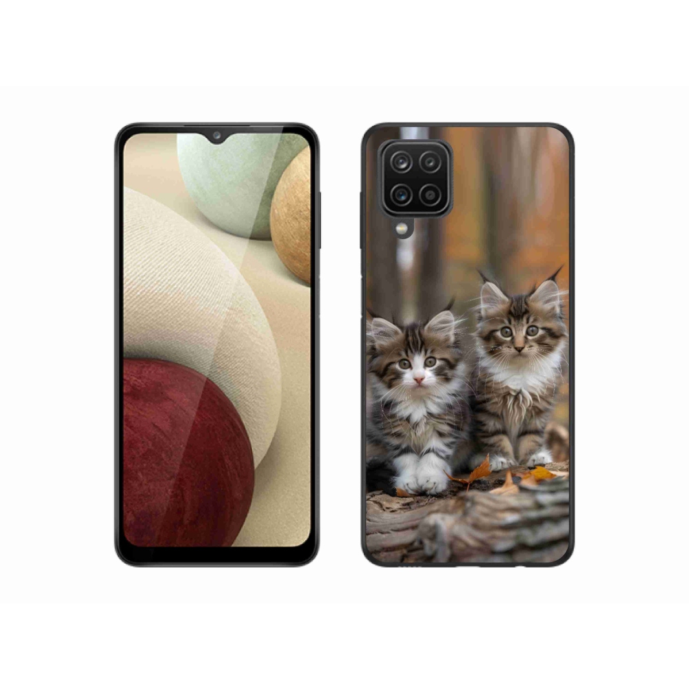 Gél védőburkolat mmCase Samsung Galaxy A12 - cat duo 3