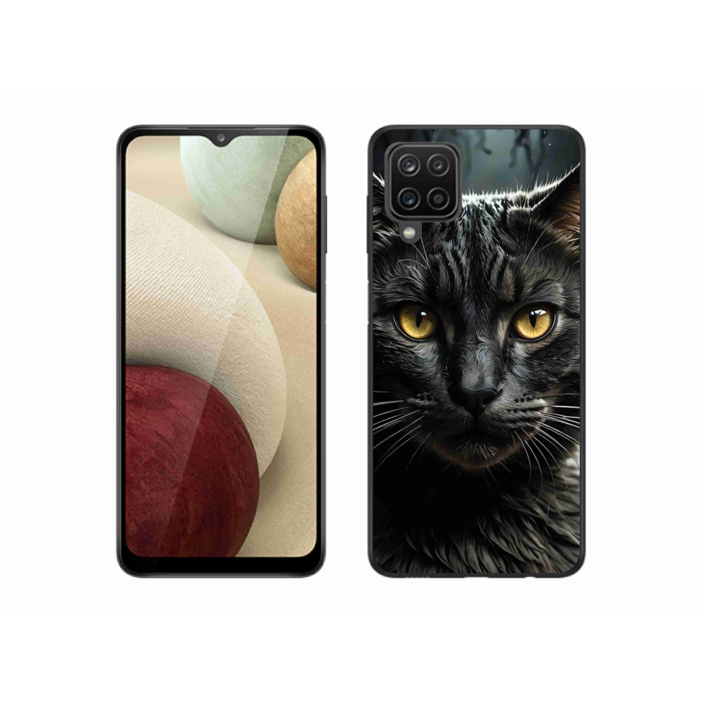 Zselés borítás mmCase Samsung Galaxy A12 - macskaszem 3