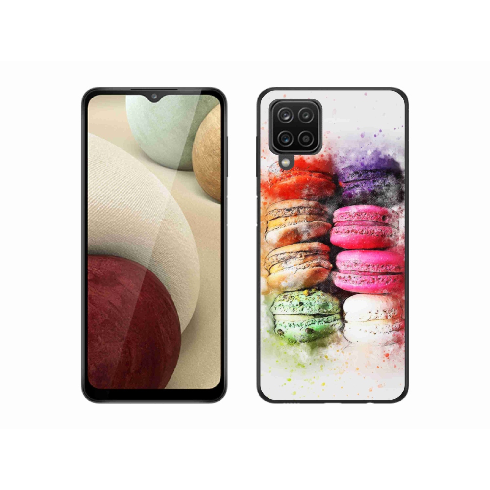 Zselés borítás mmCase Samsung Galaxy A12 készülékhez - makarónik