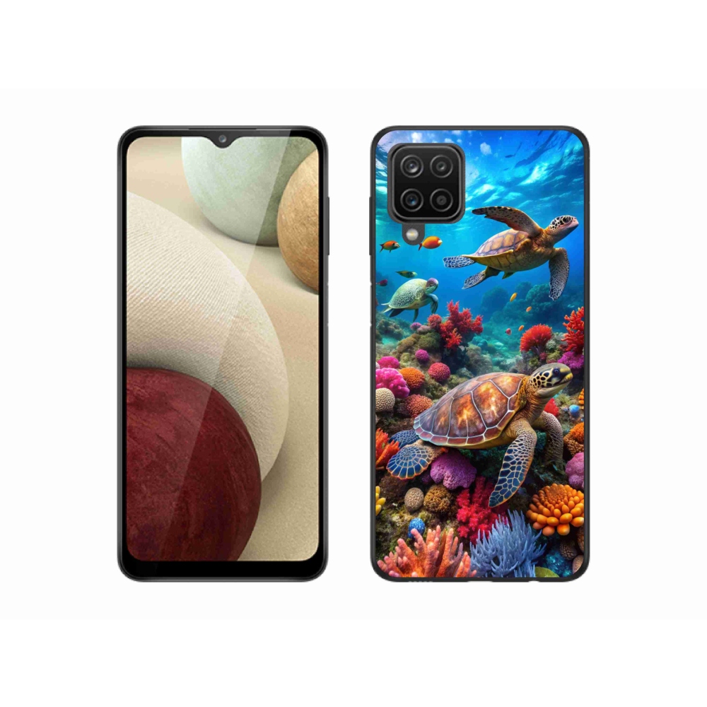 Gél borítás mmCase Samsung Galaxy A12 készülékhez - Sea World 2
