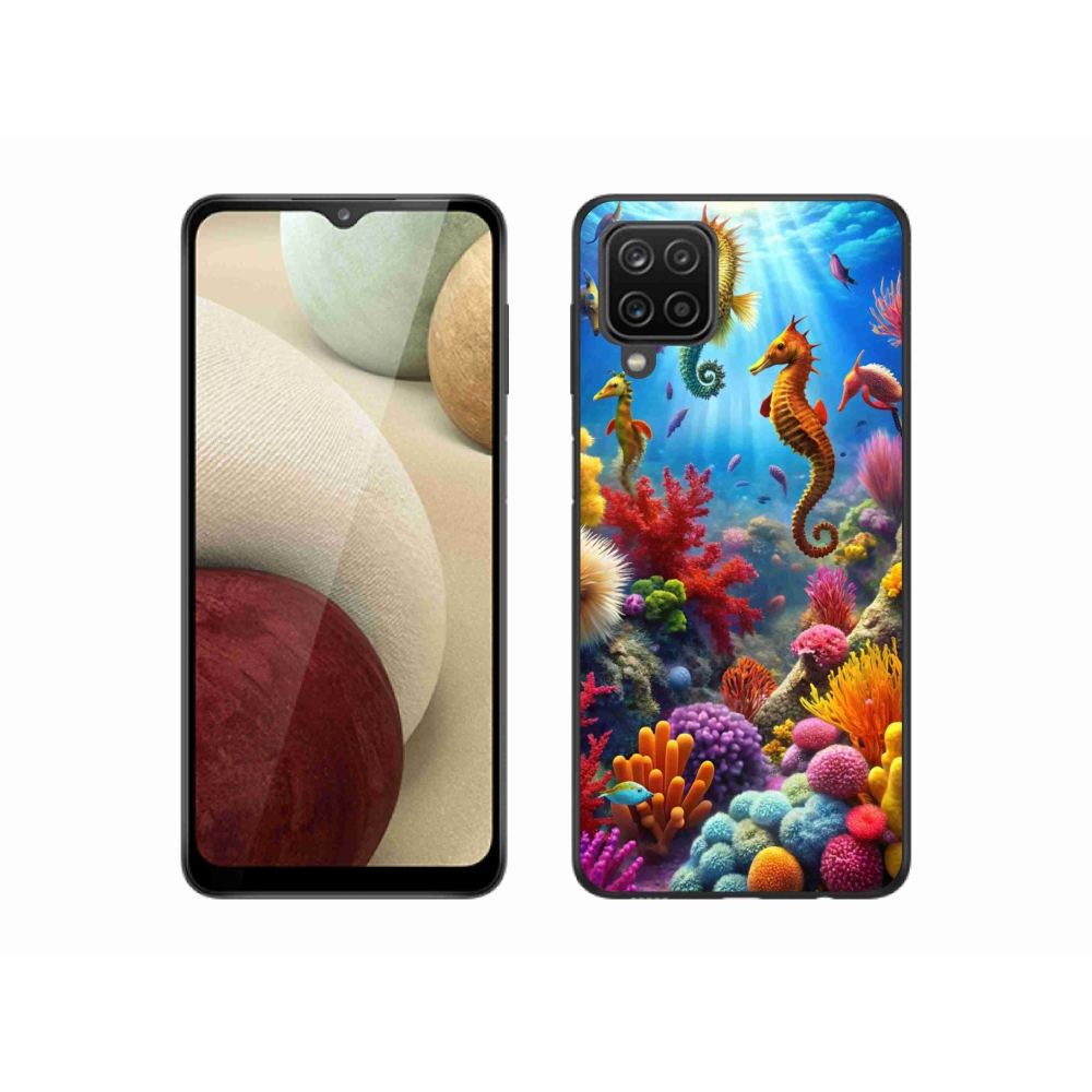 Gél borítás mmCase Samsung Galaxy A12 készülékhez - Sea World 3