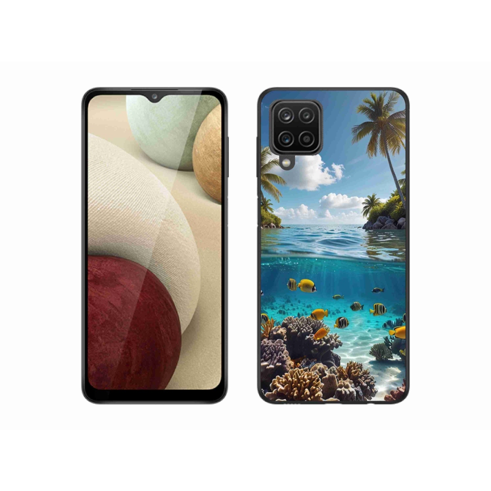Gél borítás mmCase Samsung Galaxy A12 készülékhez - Sea World 4
