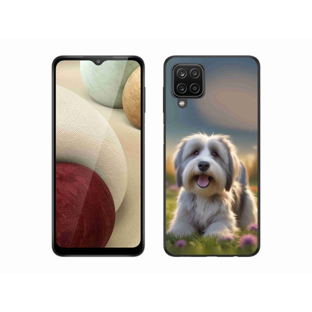 Gél borítás mmCase Samsung Galaxy A12 készülékhez - aranyos havannai kutya