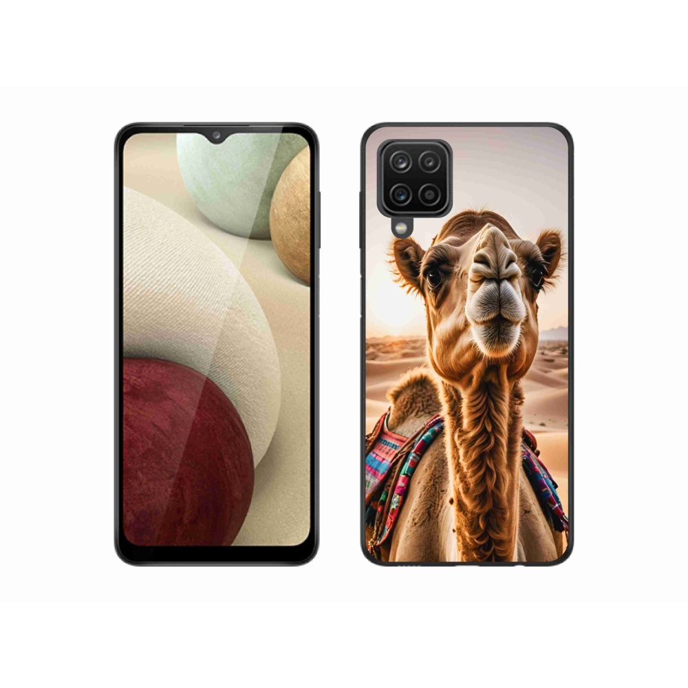 Zselés borítás mmCase Samsung Galaxy A12 készülékhez - teve színű