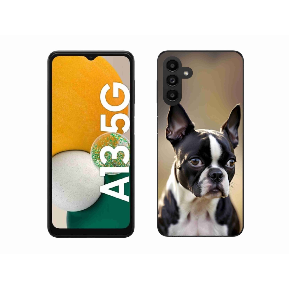 Gél borítás mmCase Samsung Galaxy A13 5G - Boston Terrier